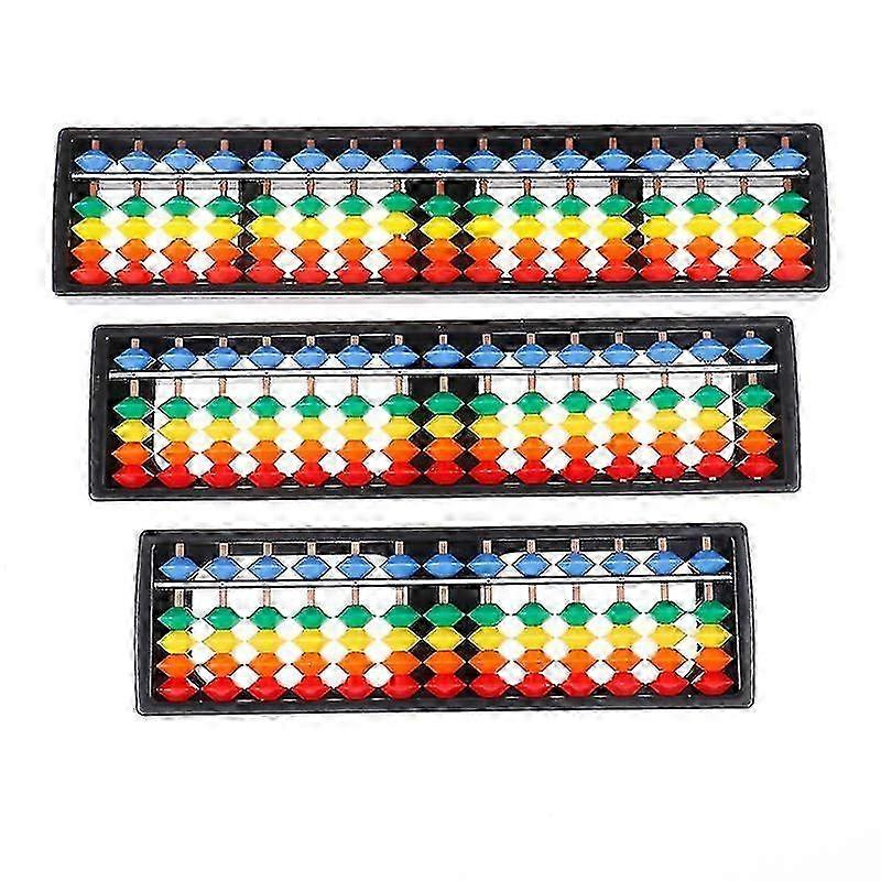 13/15/17 Column Abacus Arithmetic Soroban Math Learning Tool-rx