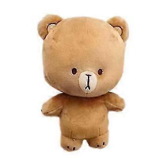 Sød bjørnedukkemælk og mokkabjørn plysdukke Kawaii blød plys tegneserielegetøj