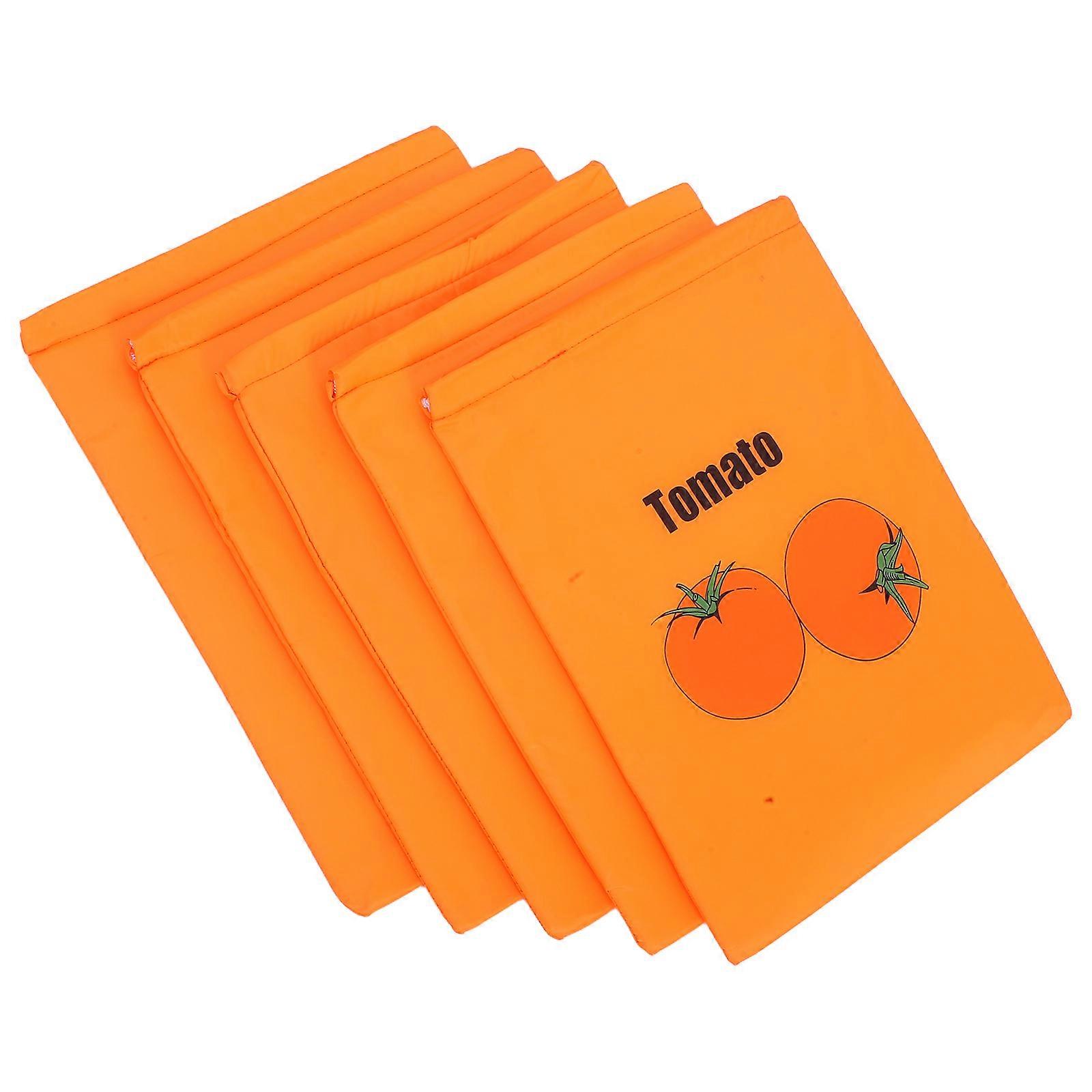 Polyester Fruit Fresh-Keeping Insulated Bag for Storage 5Pcs