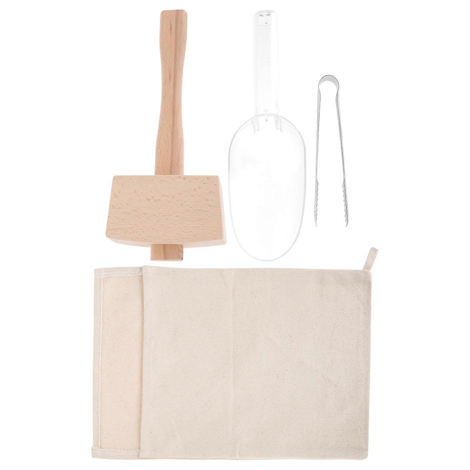 Ice Bag Set Ice Mallet Function with 1Set for Kitchen Bar Use