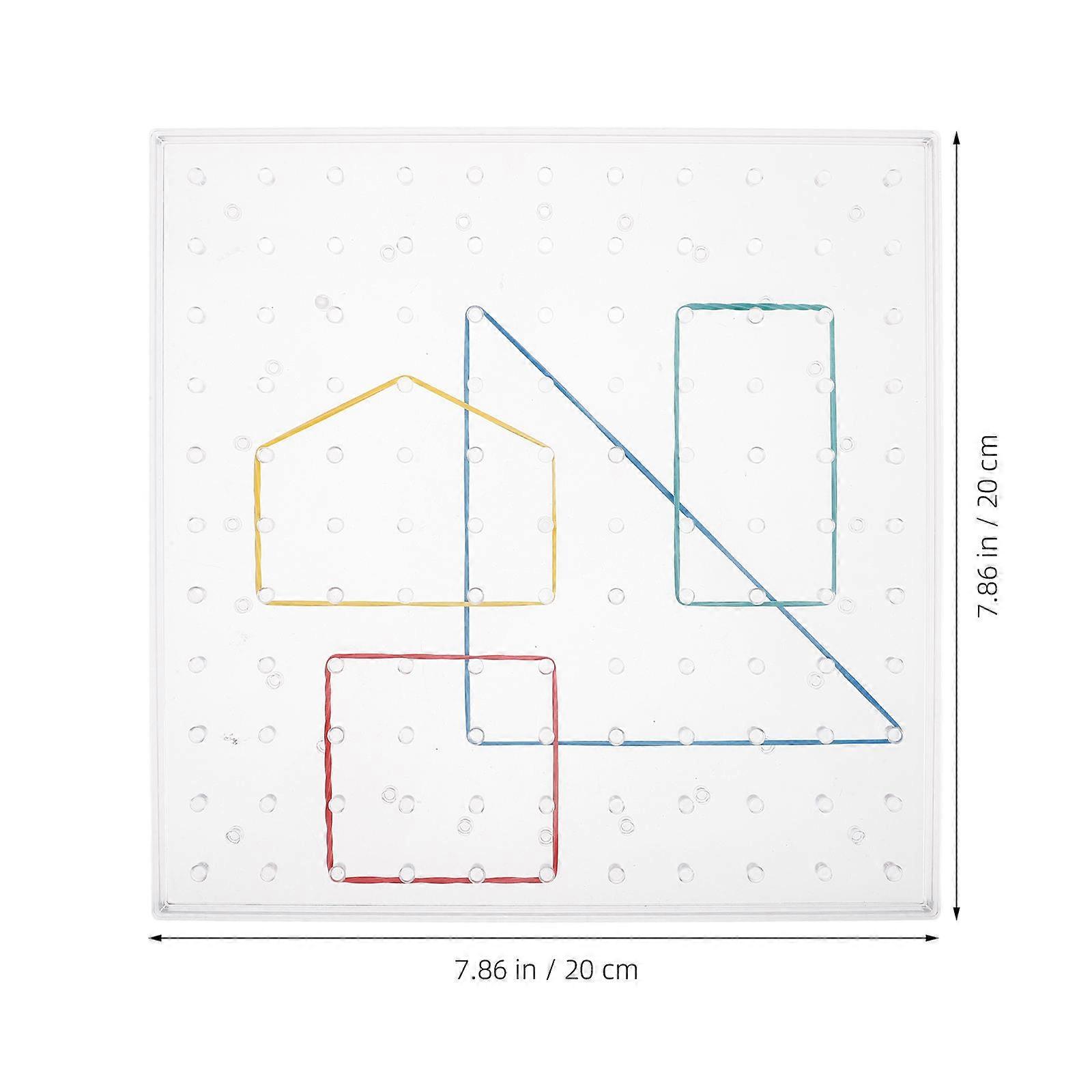 Kids Crafting Tool Geoboard for Exploring Geometry with 1Set