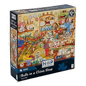 Bulls in a China Shop Puzzle 1000 Pieces