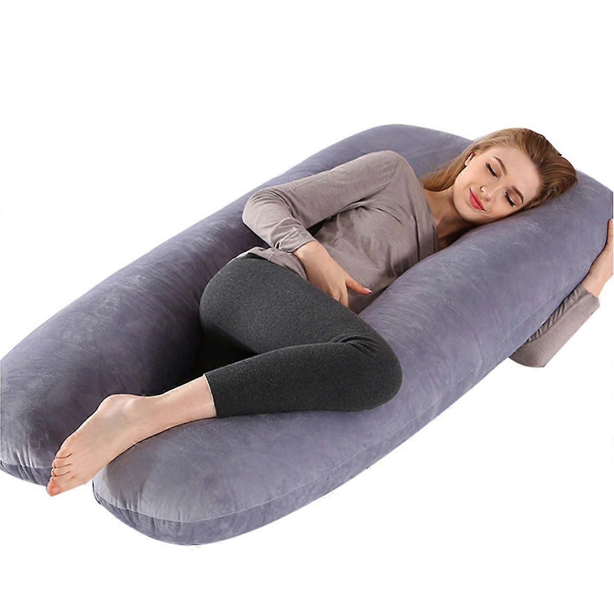 Ergonomic U-Shaped Pregnancy Pillow Sciatica Relief Full Body Support