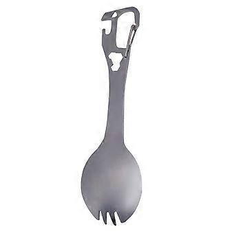 Spork Camping Fork Spoon Multi-Use Portable Tool with Bottle Opener