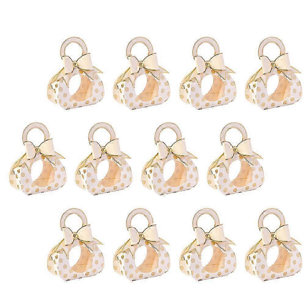 50Pcs Khaki Paper Small Gift Boxes Compatible with Wedding Candy Packaging
