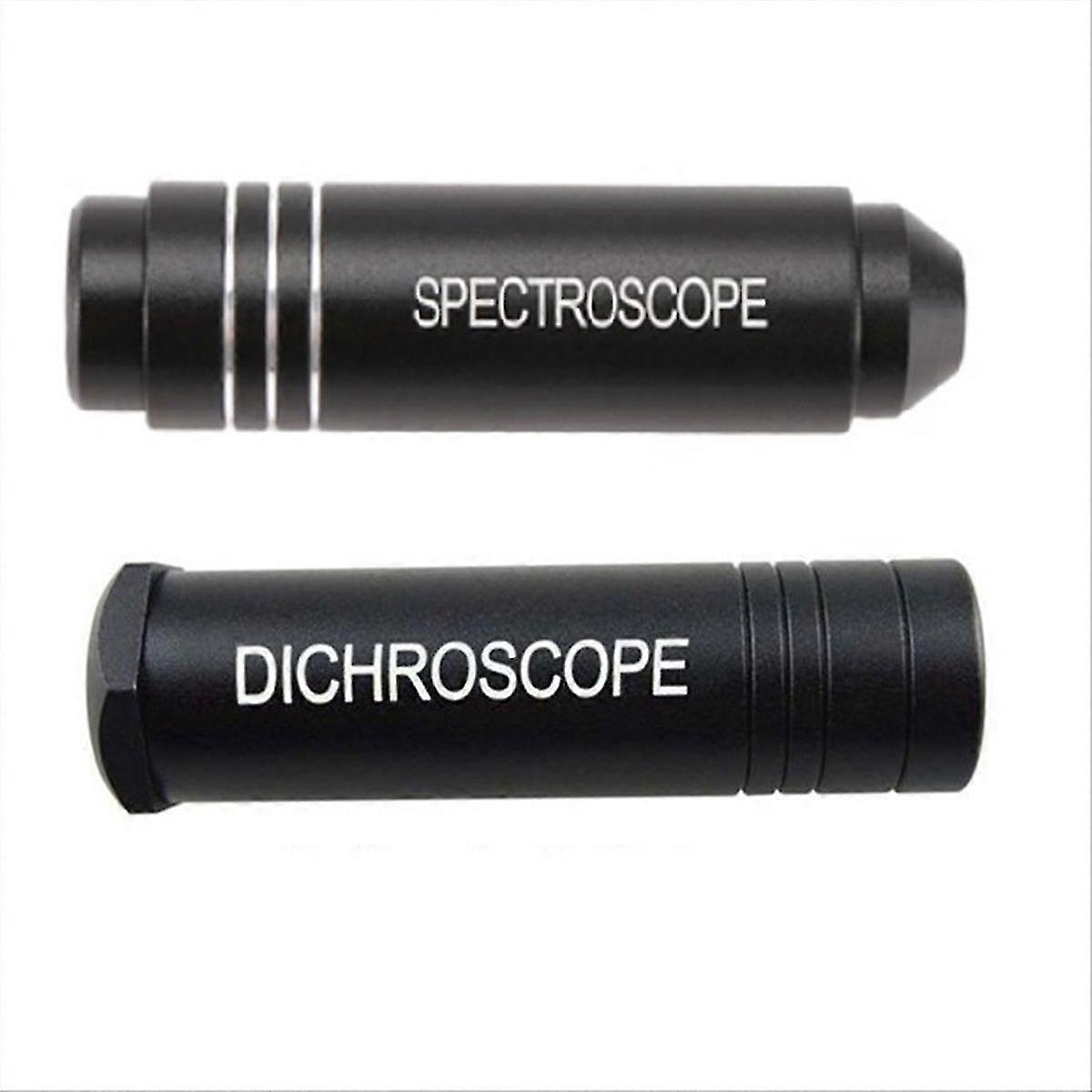 Gemstone Identification with the Handheld Diffraction Spectroscope and Heavy Duty Calcite Dichroscope