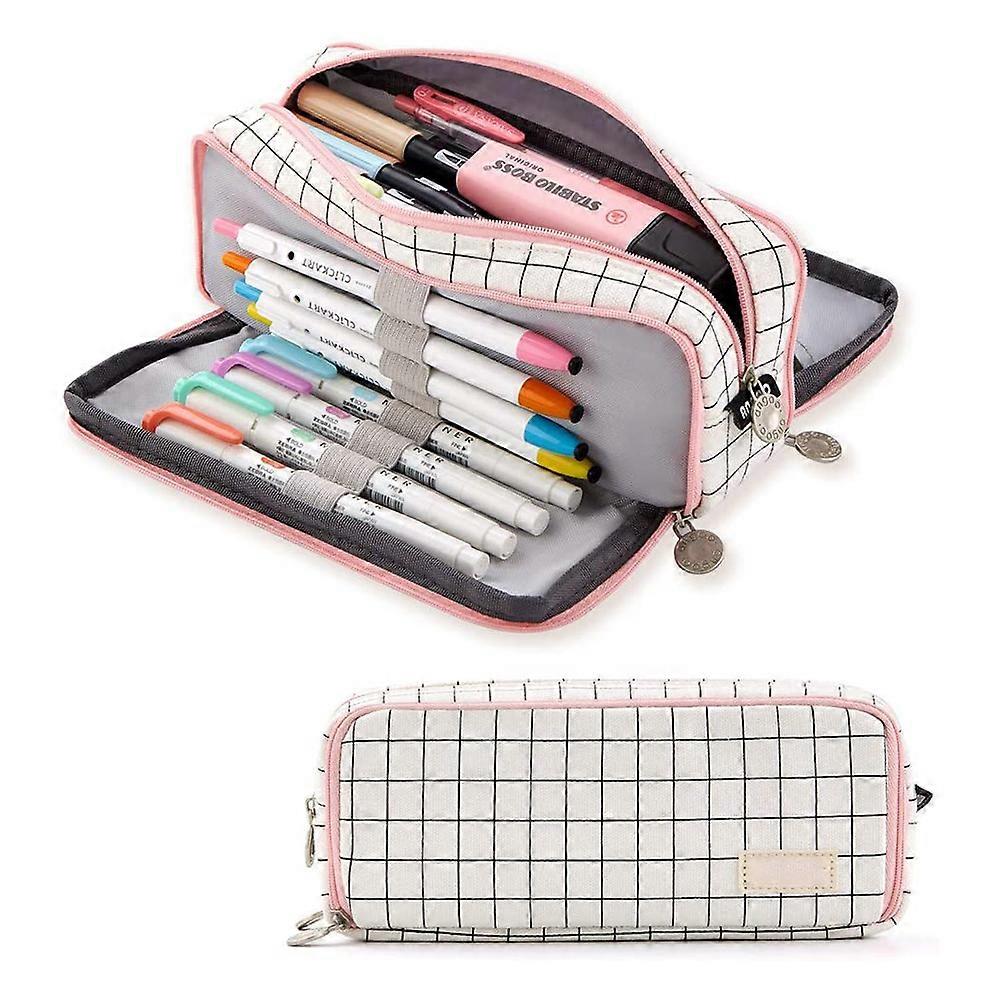 Aesthetic Expandable Canvas Pencil Pouch
