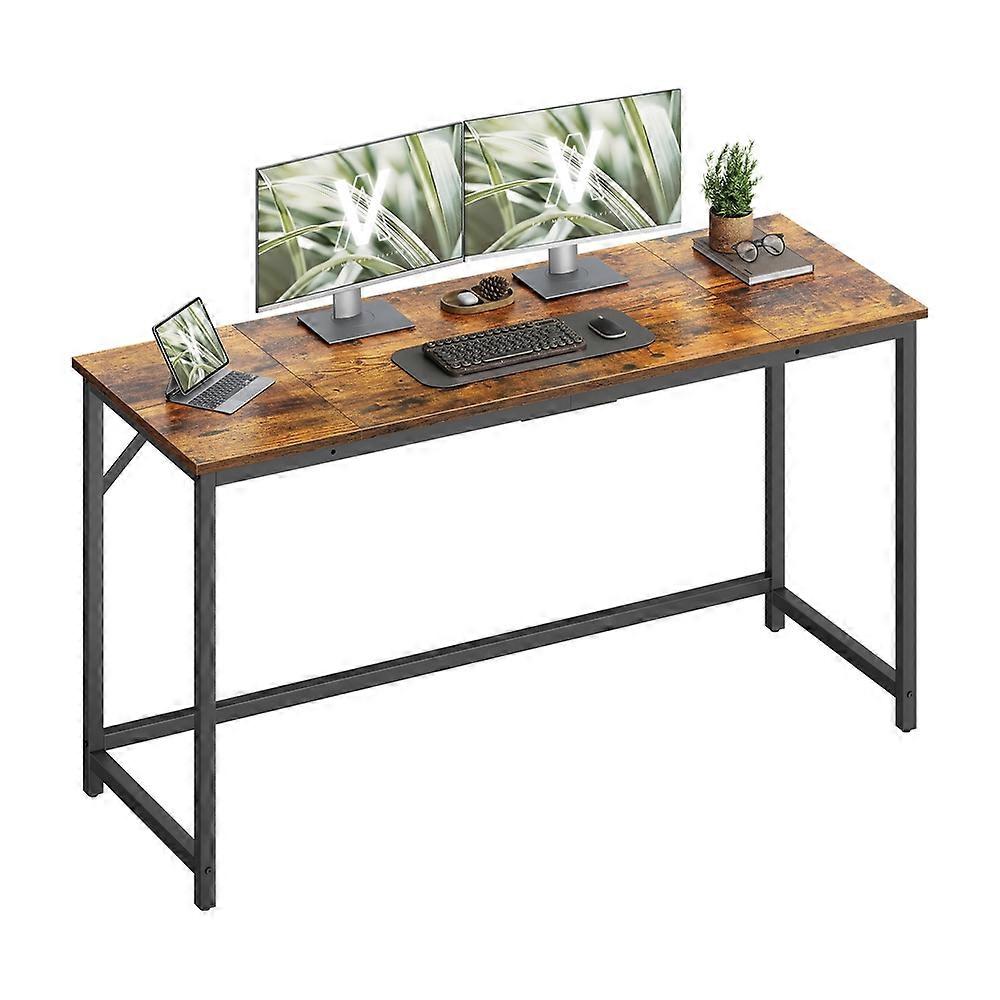 Steel frame computer desk for study or home office 19.7"D