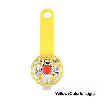 LED Pet Collar Light USB Rechargeable Waterproof Safety Pendant for Dogs and Cats Night Visibility Flashing Accessory for Outdoor Walking-jry