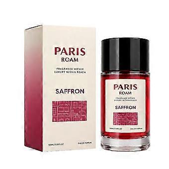 Hot Amber Saffron Eau De Toilette, Formulated with Glycerin, Benzoin Resin Extract, Saffron Flower Oil, Moisturizing Long-Lasting Fine Spray, Gentle o