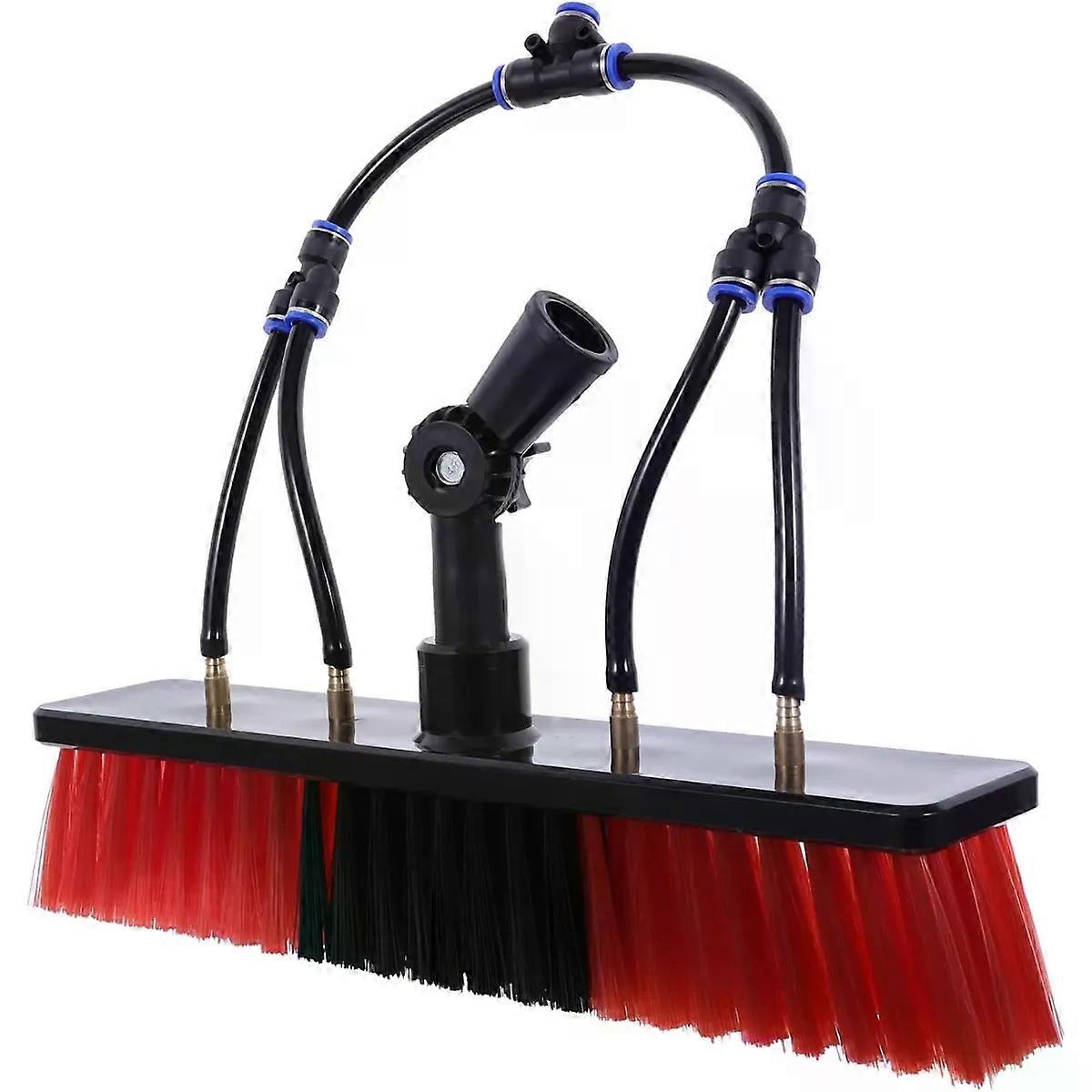 Panel Cleaning Brush Flow through Brush Head for Rooftop