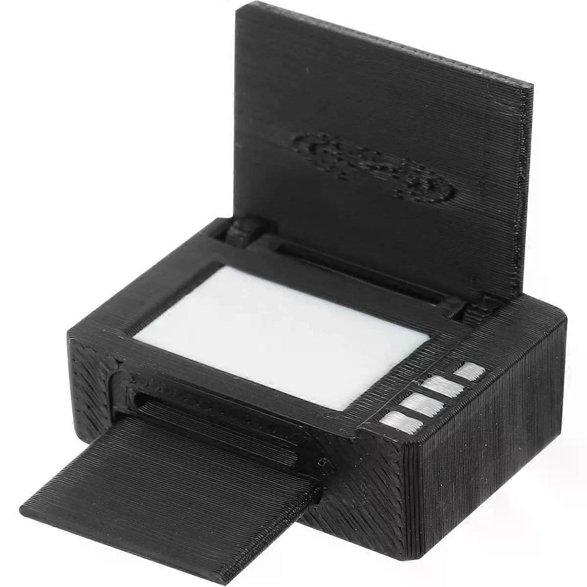 Mini Printer Model 1: 12 Scale, Black Pla for Dollhouse Office