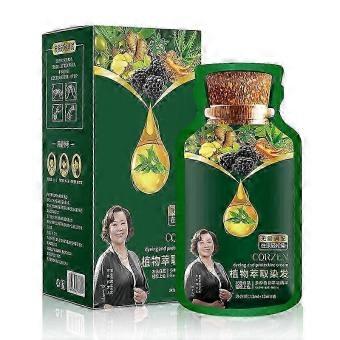 10pcs/set Plant Essences Extract Hair Dyes Easy Using Hair Dying Cream for All Hair Types