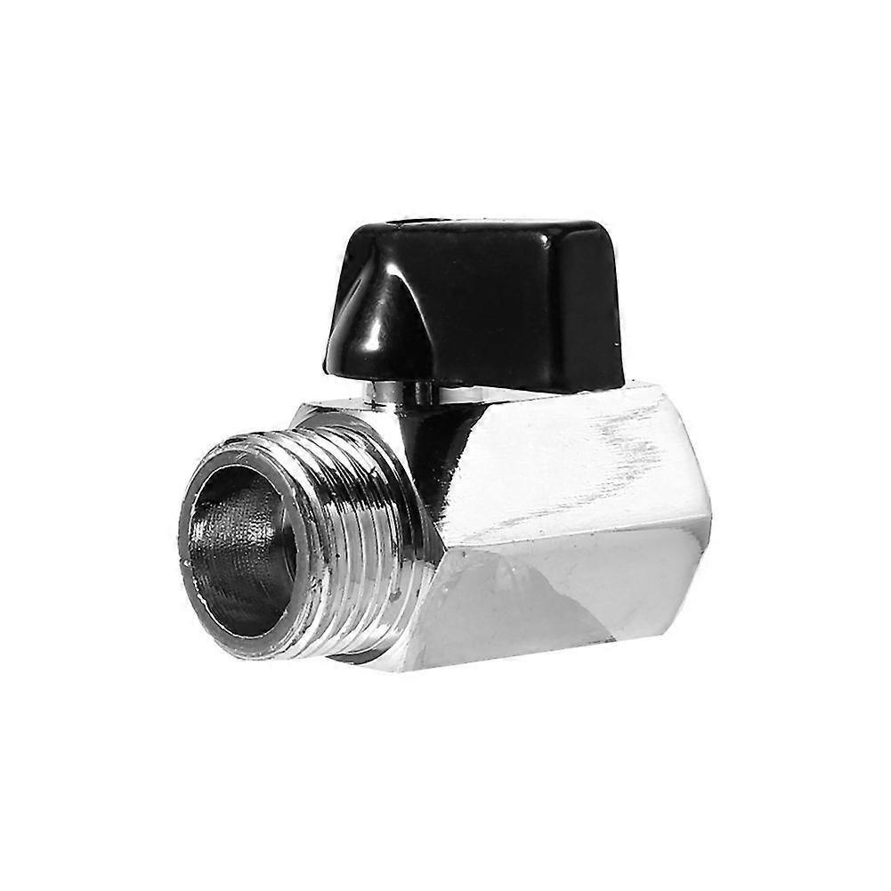Brass Micro Ball Valve Dual Thread Design