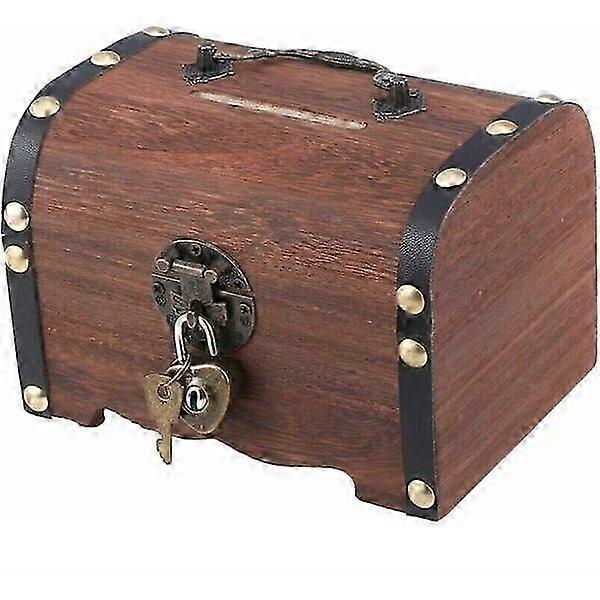 Vintage-Style Solid Wood Chest