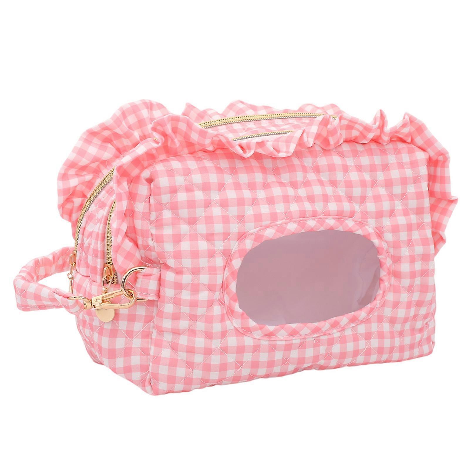 Gingham Ruffle Wet Wipe Organizer