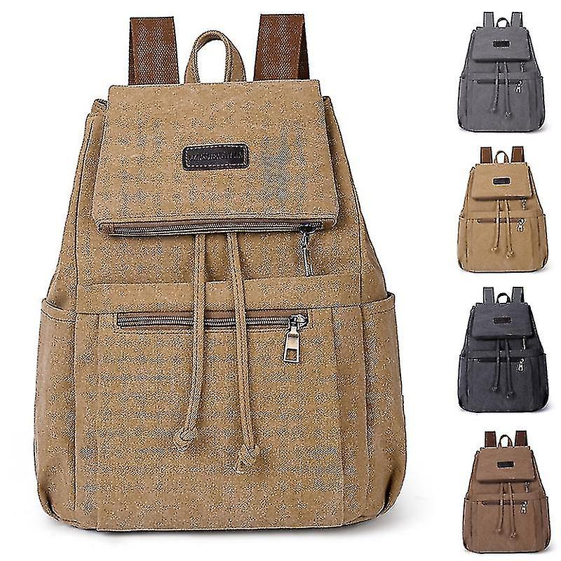 Ladies Backpack Retro Backpack Messenger Bag -h