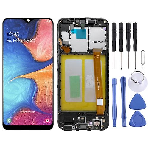 Schermo LCD per Samsung Galaxy A20E Sm-A202 con Digitizer Full Assembly con telaio