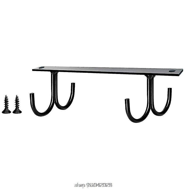 Kitchen Cup Holder Mug Rack Under Cabinet 4 Hooks Under Shelf Display Holders