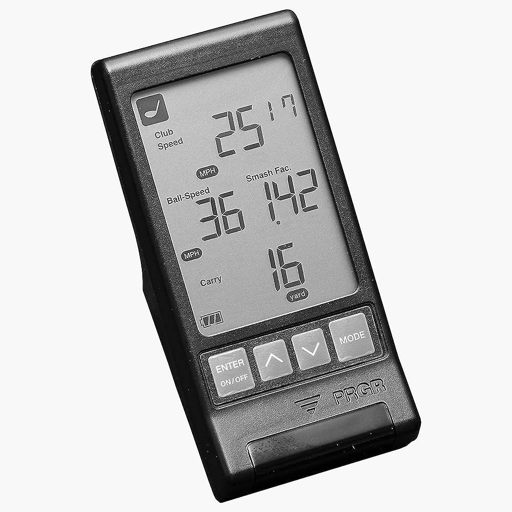 Monitor de lanzamiento de golf de bolsillo negro PRGR