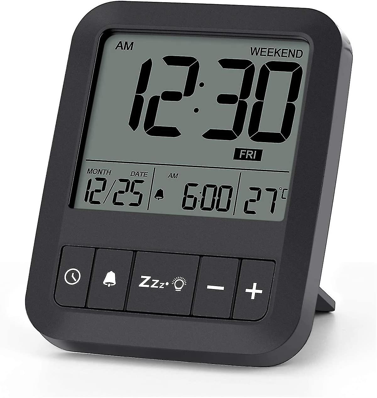 Mini Digital Alarm Clock Digital Clock Travel Alarm Clock With Snooze Function Backlight Temperature