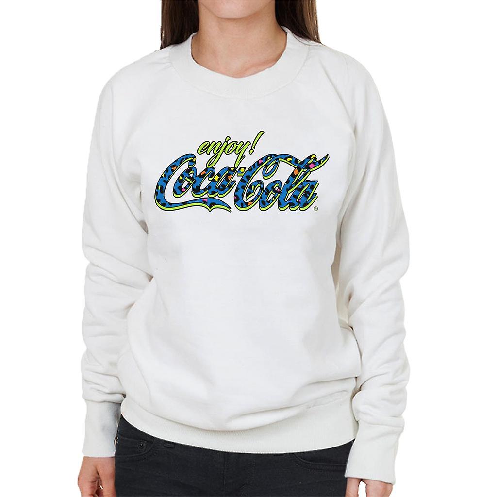 Coca Cola Spotted Logo Women's Sweatshirt