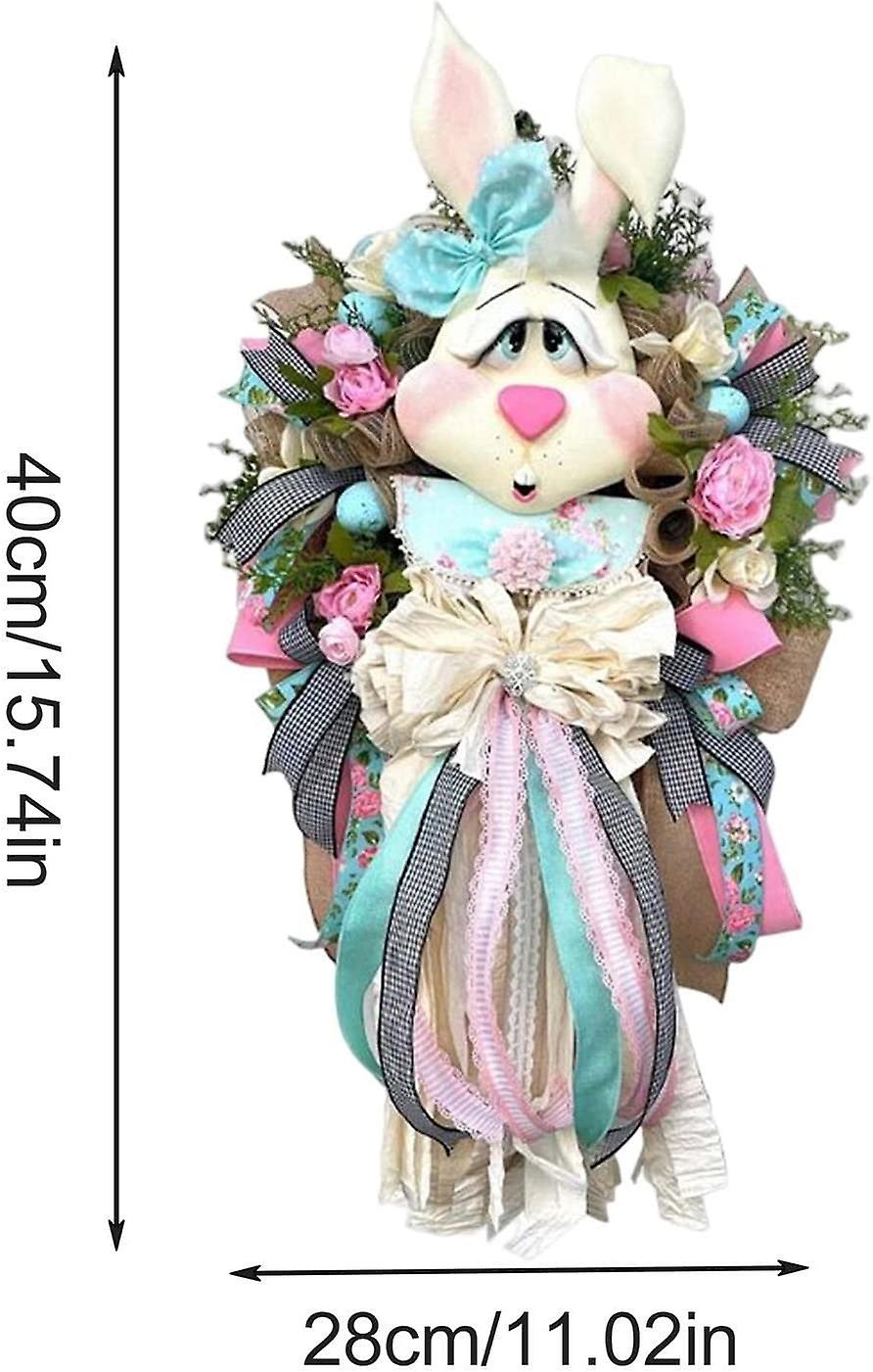Easter Bunny Wreath Decoration,exquisite Easter Bunny Wreath
