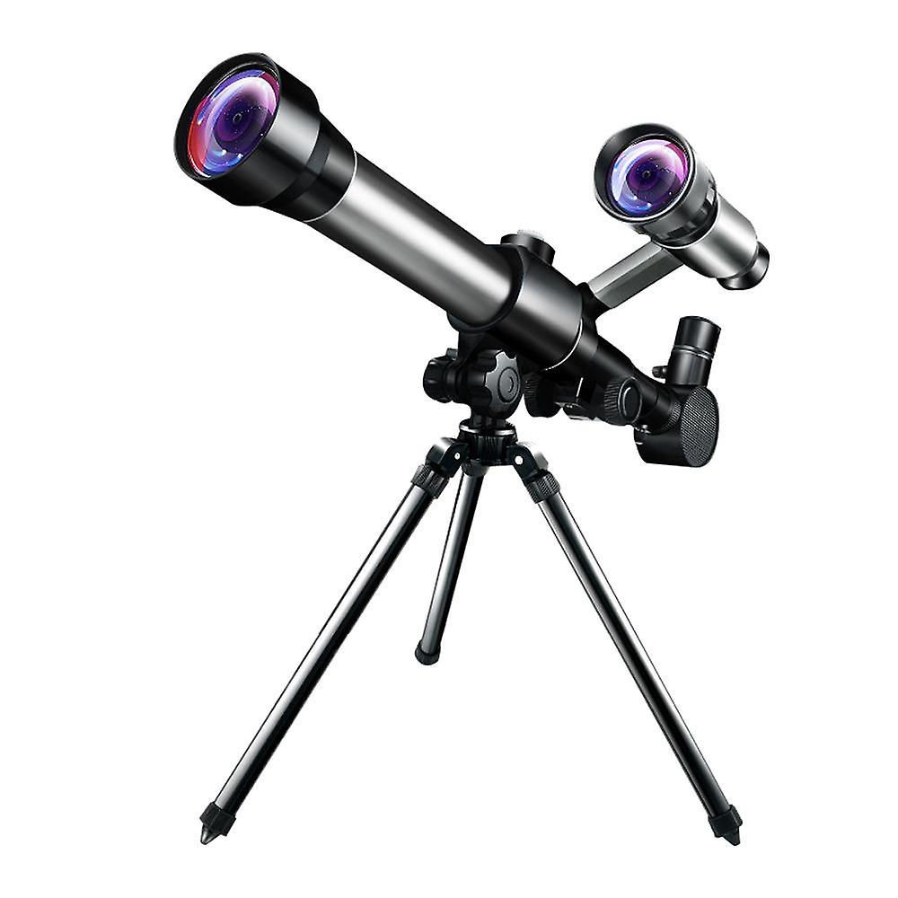 Outdoor Telescope High Clear Astronomical Refracting Telescope Science Teaching Toy with 20X 30X