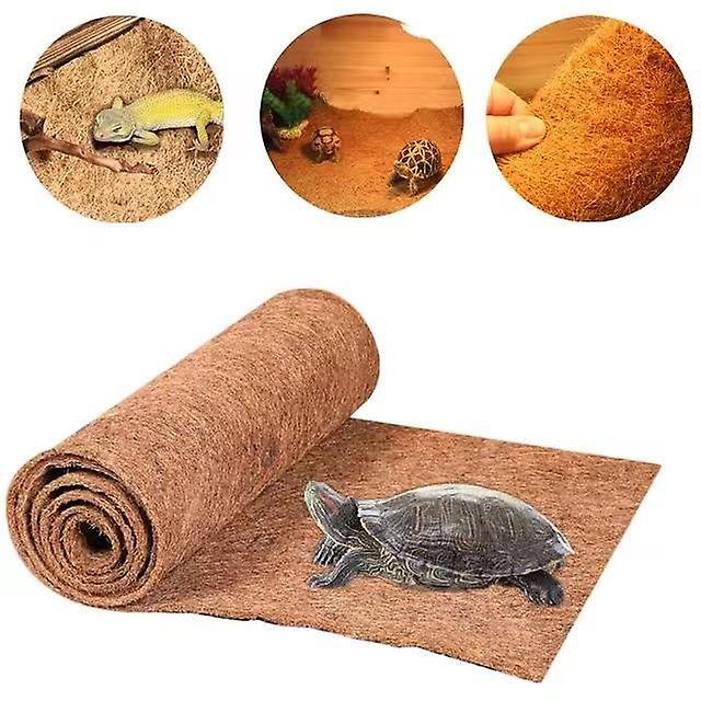 60*40cm PET coco Brown pad reptile breeding tortoise Box pad Green hyena Box pad chameleon Box pad socket lion saurus pad