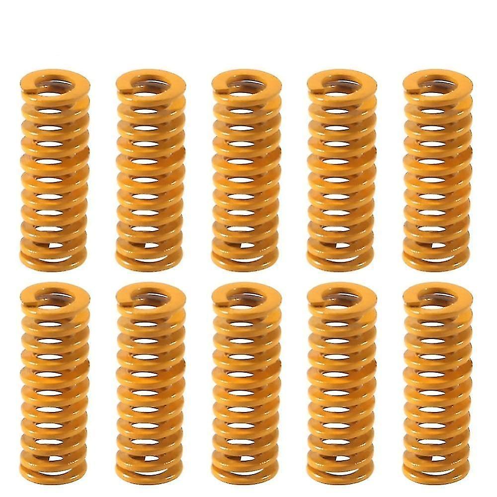 Yellow 8 X 20mm 3d Printer Parts Spring For Heated Bed