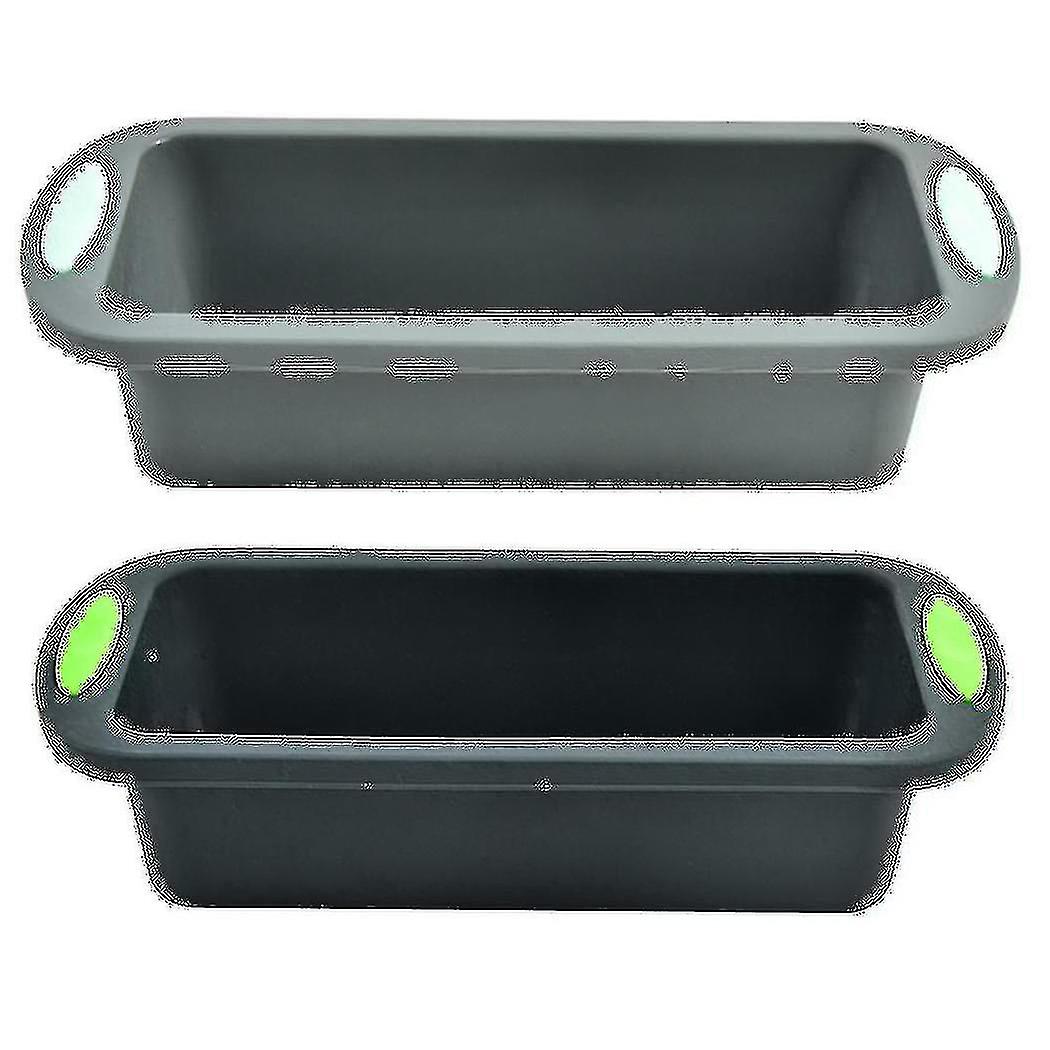 Silicone Loaf Pan For Baking Bread, Meatloaf, Cake, Non-stick Reusable Rectangle Molds With Easy Gr