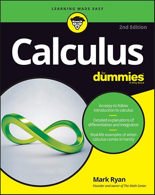 Calculus For Dummies by Ryan & Mark The Math Center & Winnetka & IL Paperback Book