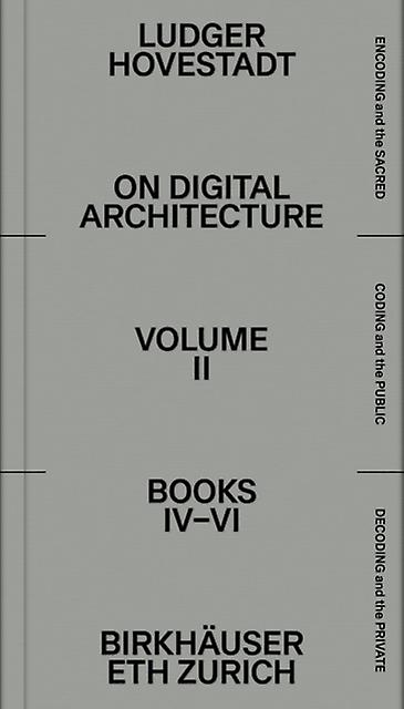 On Digital Architecture In Ten Books by Ludger Hovestadt Hardback Book