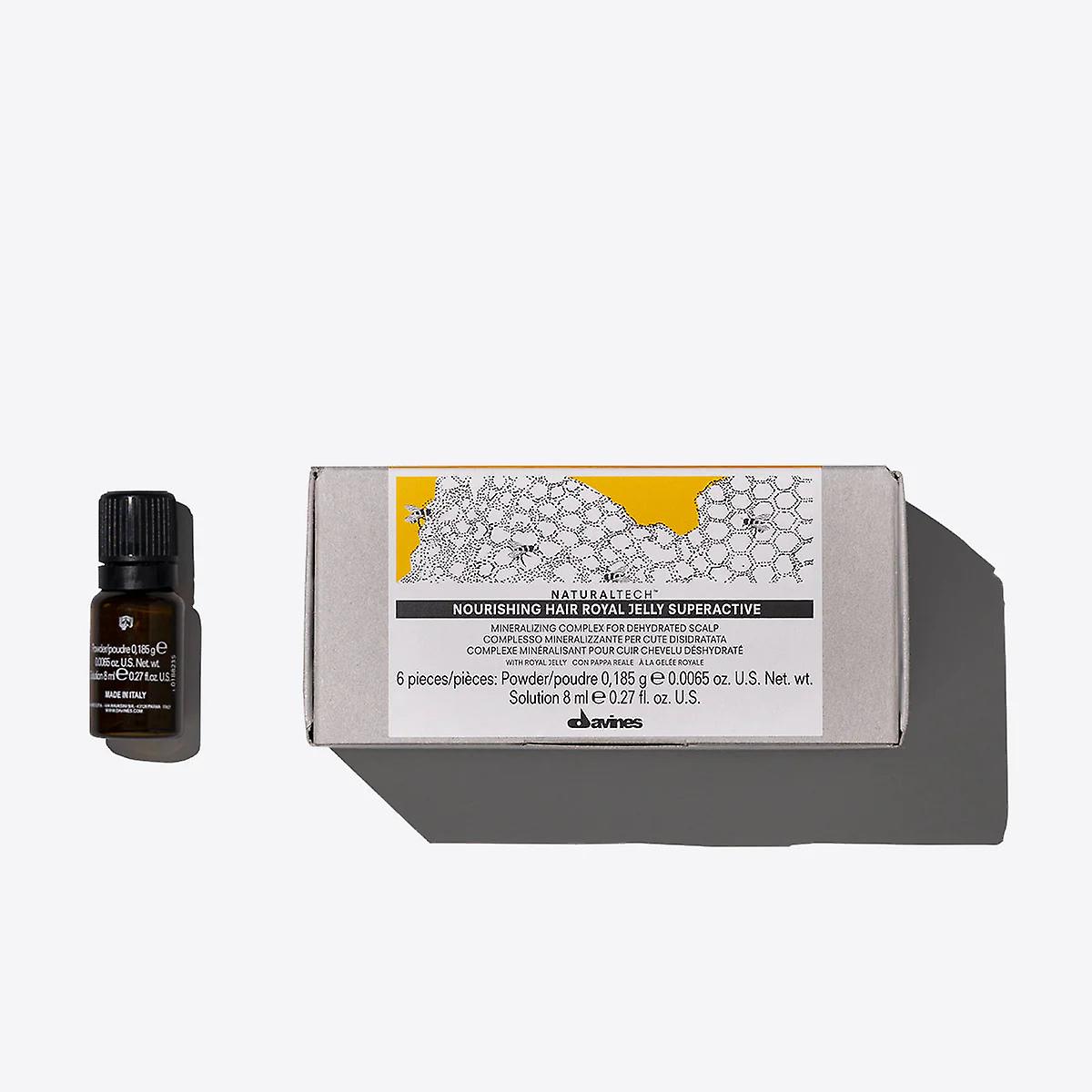 Davines Naturaltech 滋养头发蜂王浆超级活性 6 X0.27oz