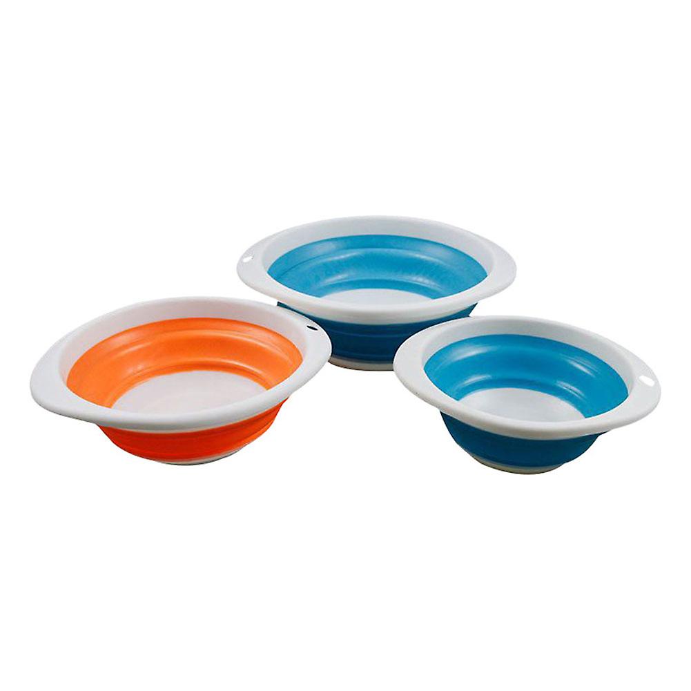 Plastic Folding Bait Basin Lightweight Durable Bait Mix Bowl Fishing Accessories