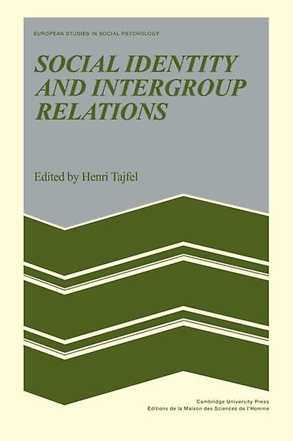 Social Identity And Intergroup Relations by Cambridge University Press Paperback