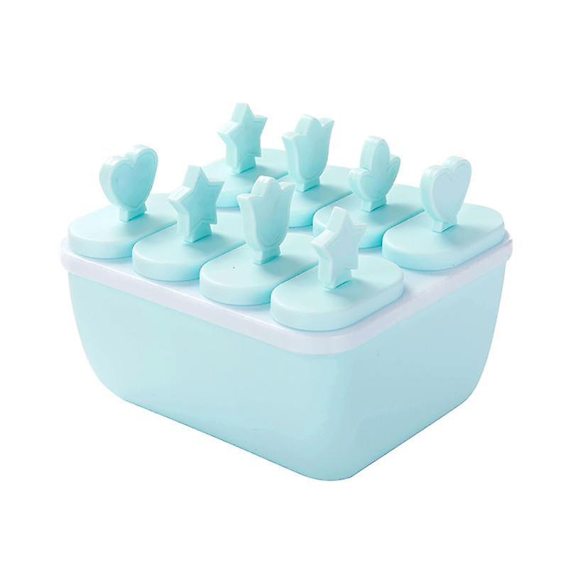 6/8 Cells DIY Ice Cream Mold Square PP Square Round Ice Cube Mould for Home