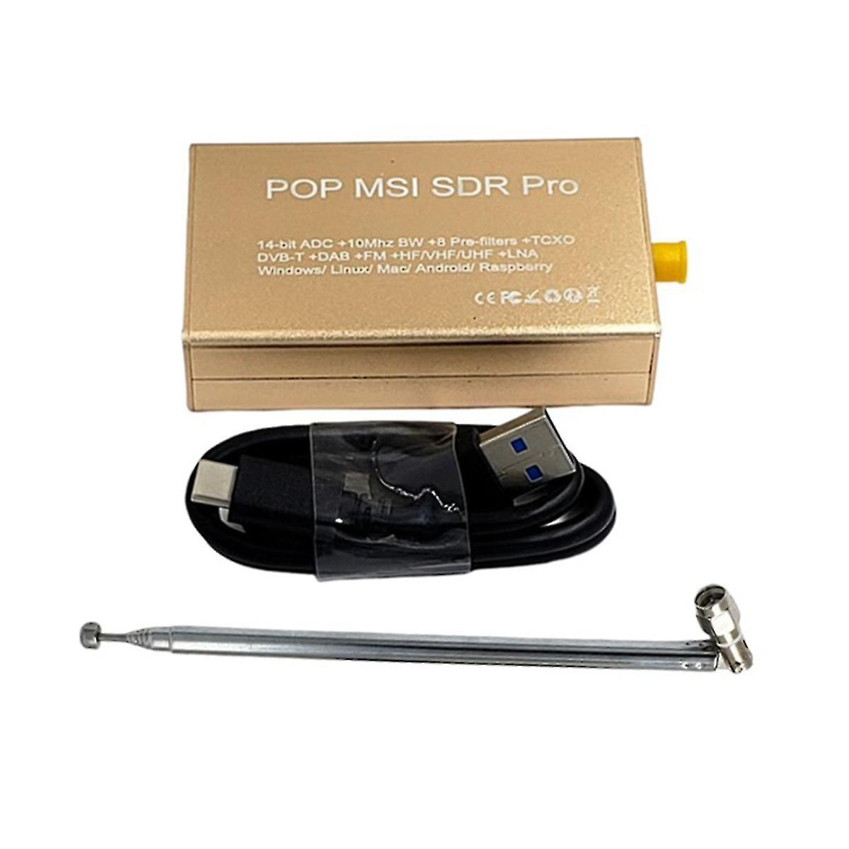 Radio Sdr Pro Pop10khz-2ghz Wide 14-bit Software Radio Sdr Receiver