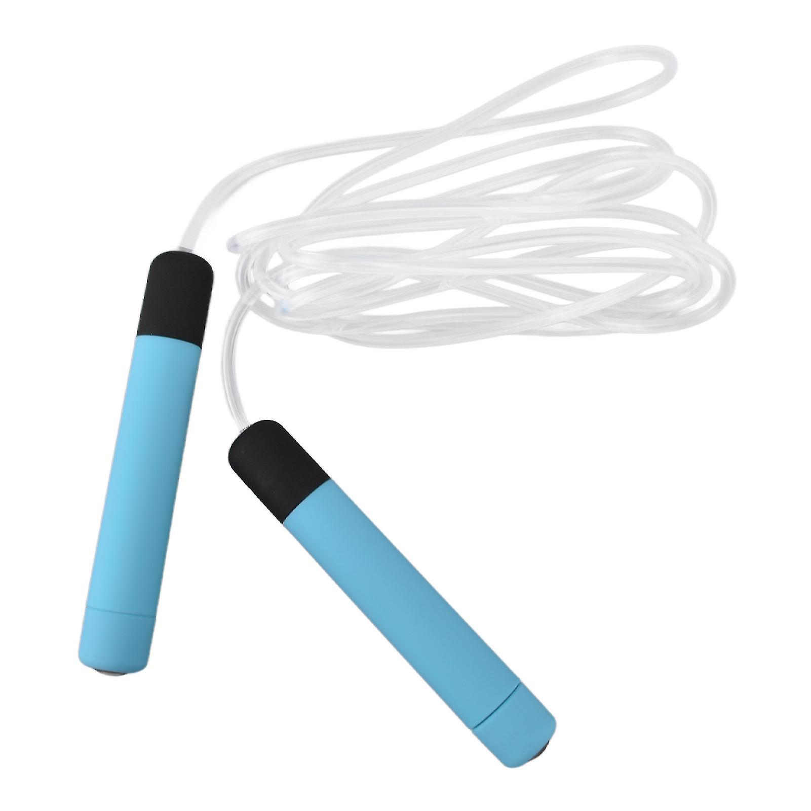 Luminous Skipping Rope 2.8 Meters Cool Unique LED Luminous Jumping Workout Rope with ABS Anti Slip HandleBlue
