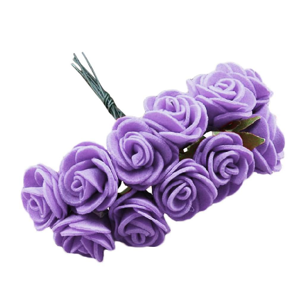 1/5 12pcs Mini Fake Foam Rose Artificial Flowers Home Wedding | Fruugo SE