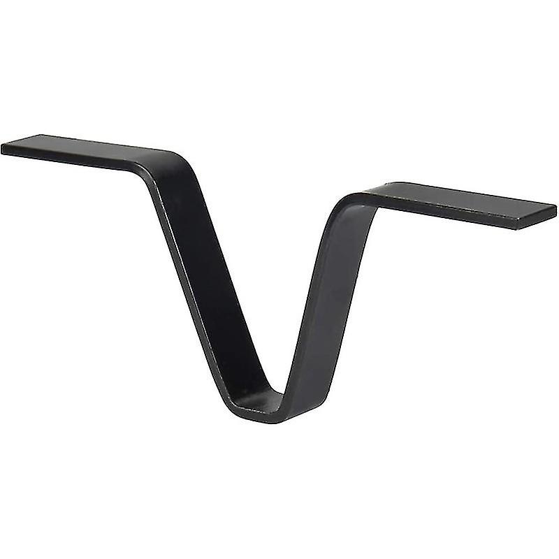 Rain Chain Hook Fit For Gutter Downspout Outlet V - Mount Rain Chain Gutter Clip Rain Chain Anchor Bar Black 1 Piece