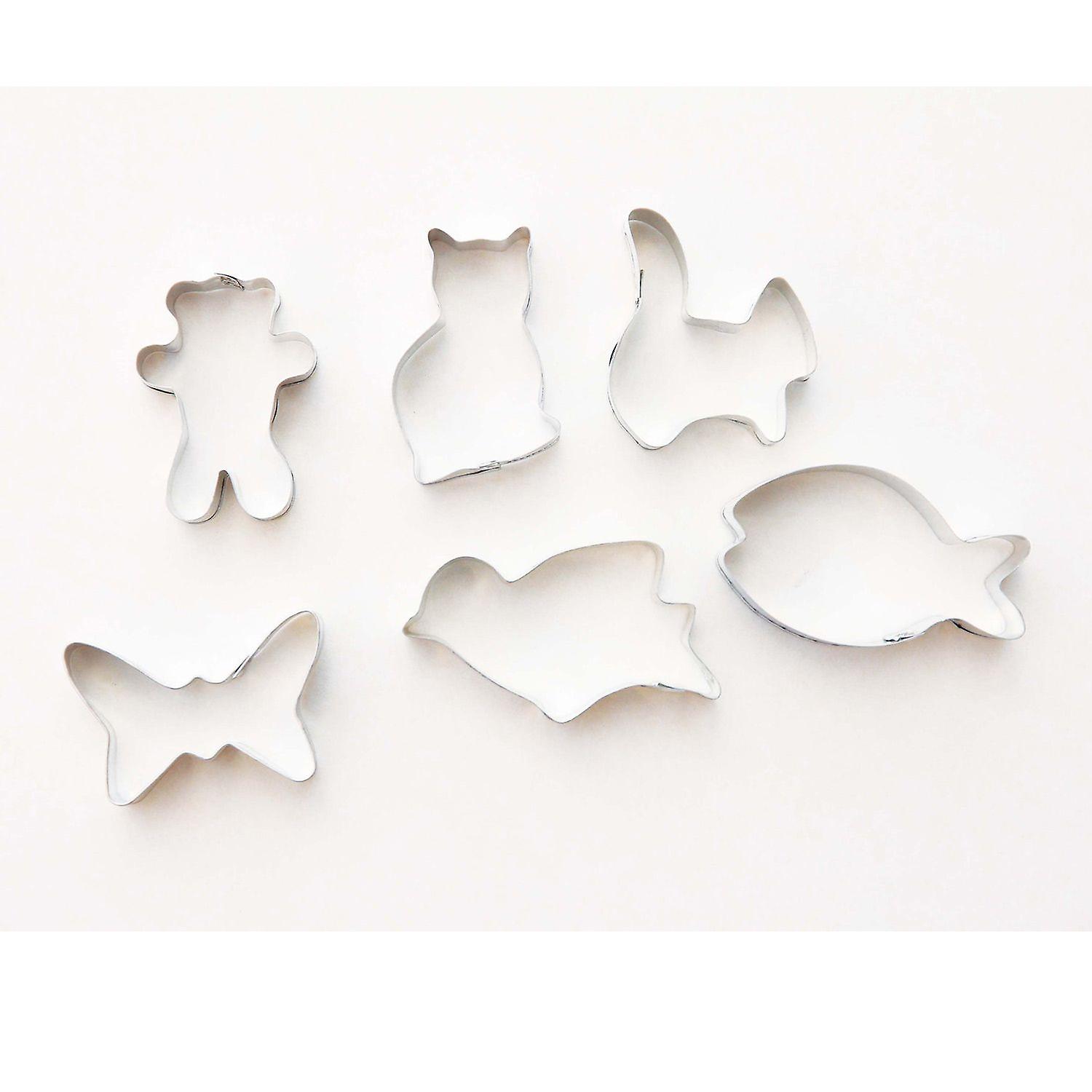 6 animal pastry cutters