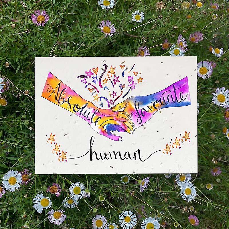 Absolute Favourite Human - Plantable Wildflower Seed Card