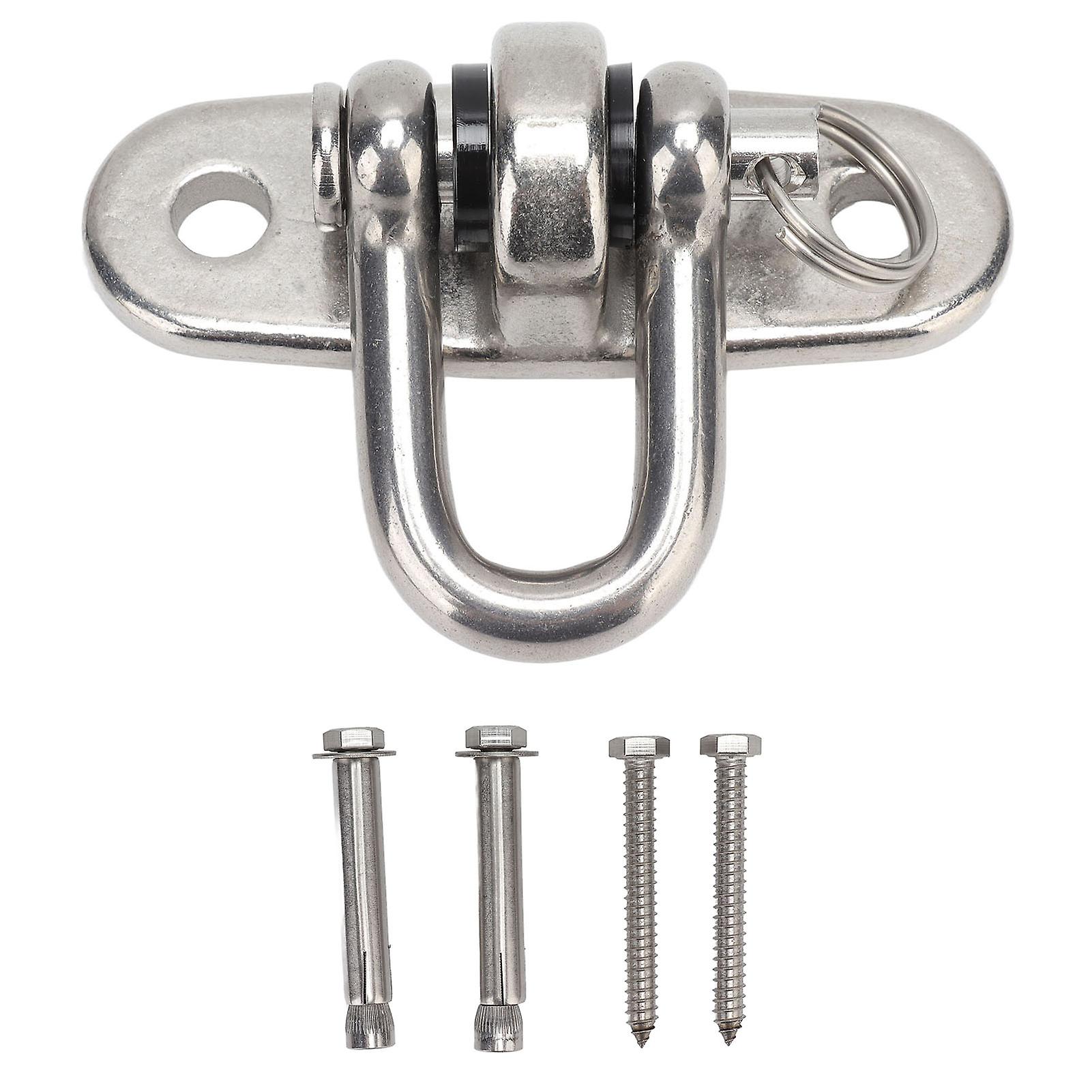 360° Rotating Swing Hanging Eye Plate Stainless Steel Rust Proof Hanging Chair Hammock Fixed Plate