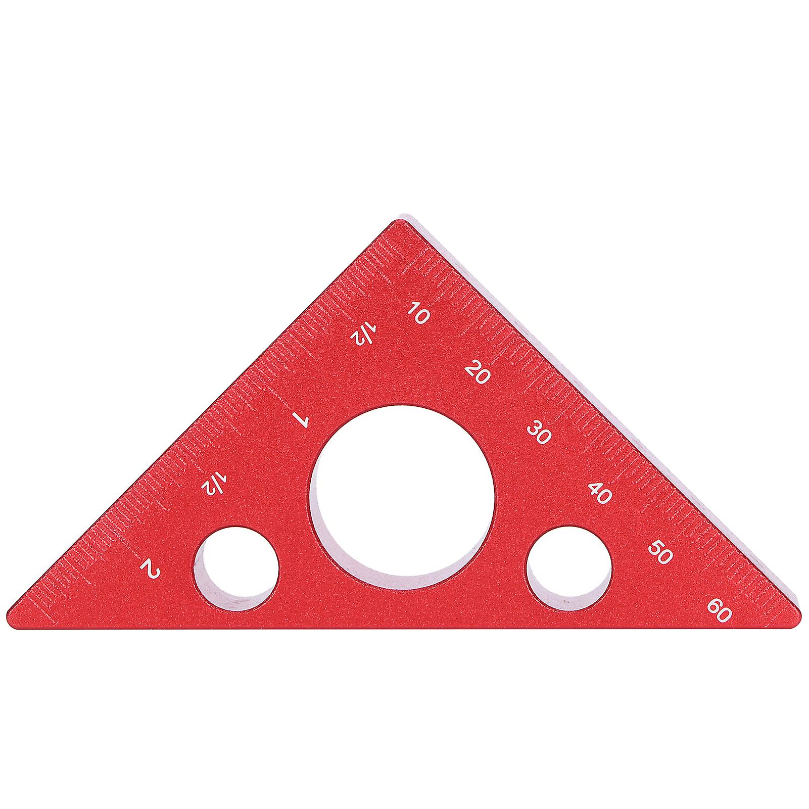 Aluminum Alloy Triangle Ruler Thickening Height Measuring Tool for Woodworking