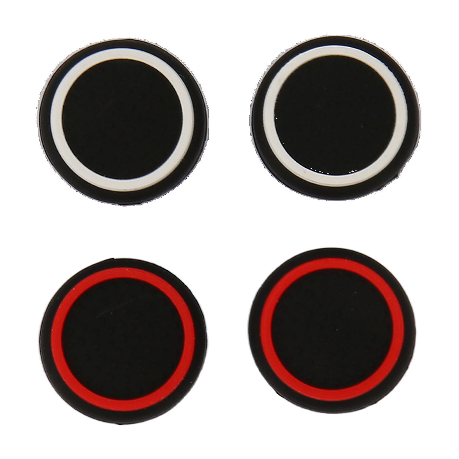 Lot de 4 capuchons de pouce antidérapants en silicone souple pour manette Steam et console ROG