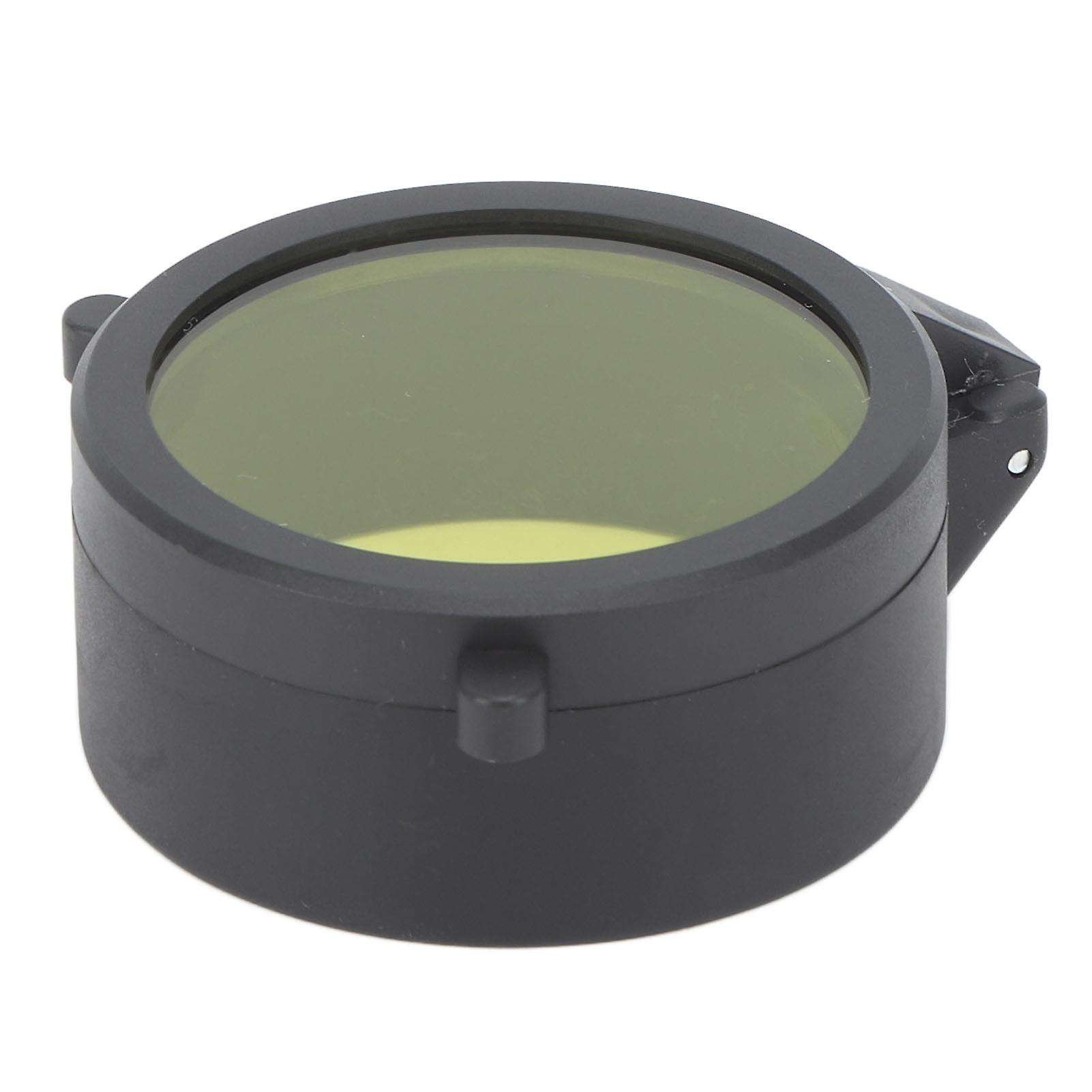 Couvercle d’objectif de lunette Couvercle de couverture d’objectif rabattable anti-poussière Capuchon de couverture d’objectif en caoutchouc pour monoculaire d’objectif oculaire 51 mm / 2,0 pouces