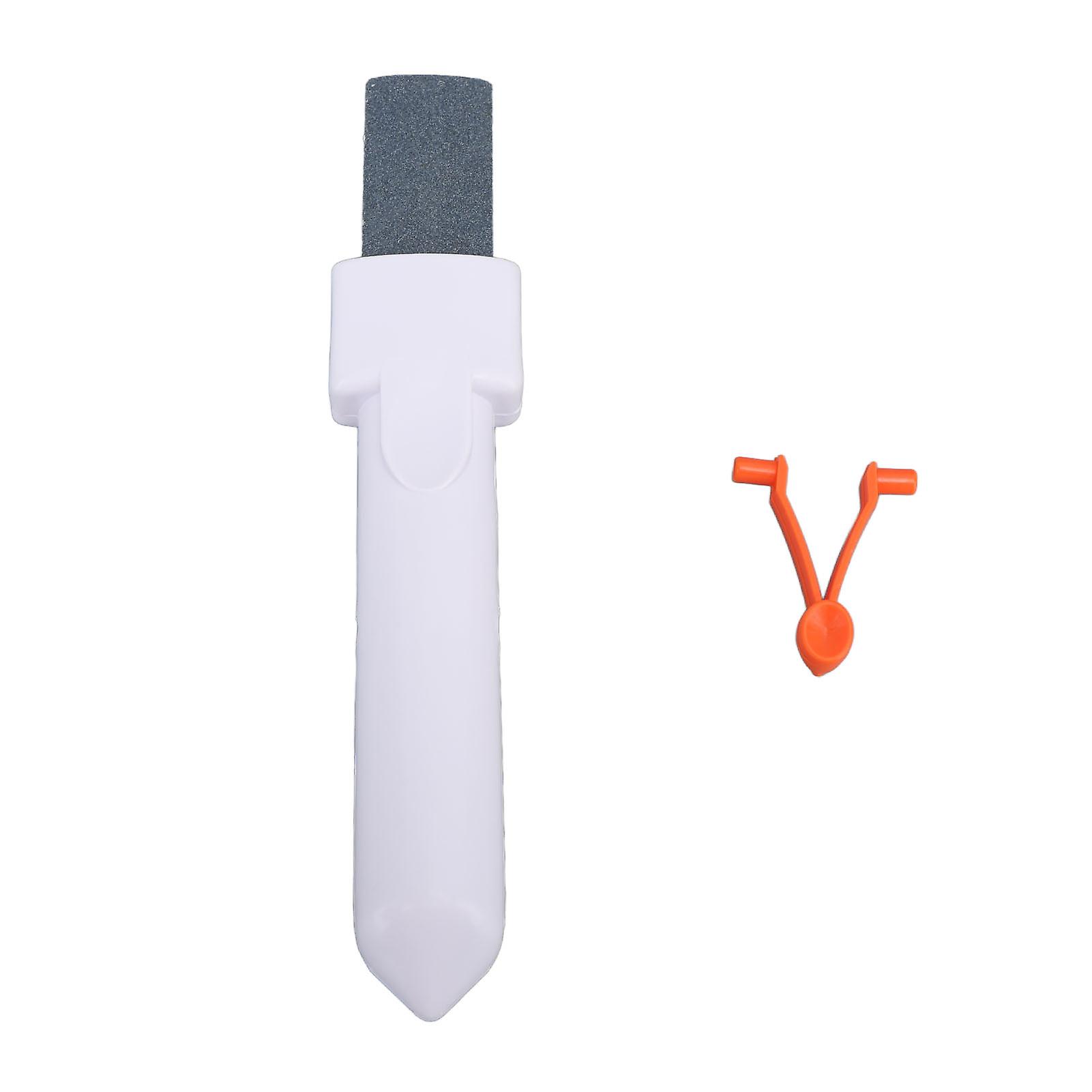 Pool Pumice Stone with V Clip Handle Stain Eraser Pumice Stick Cleaner Pool Cleaning Tool for Toilet Bowl Ring Tile Calcium Tub