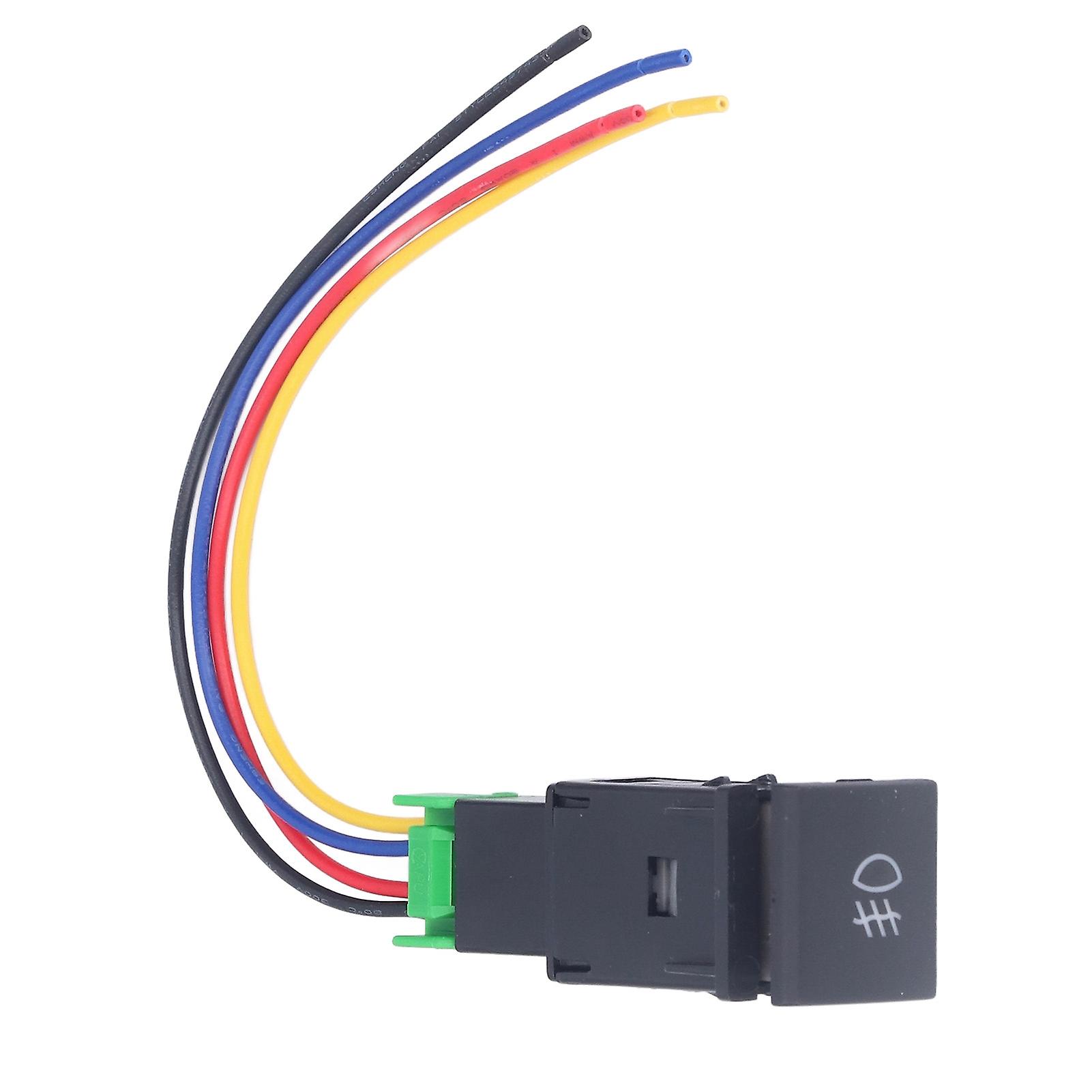 Foglight Switch ABS Fog Light Lamp Harness 10A 12V with LED for Car Modification