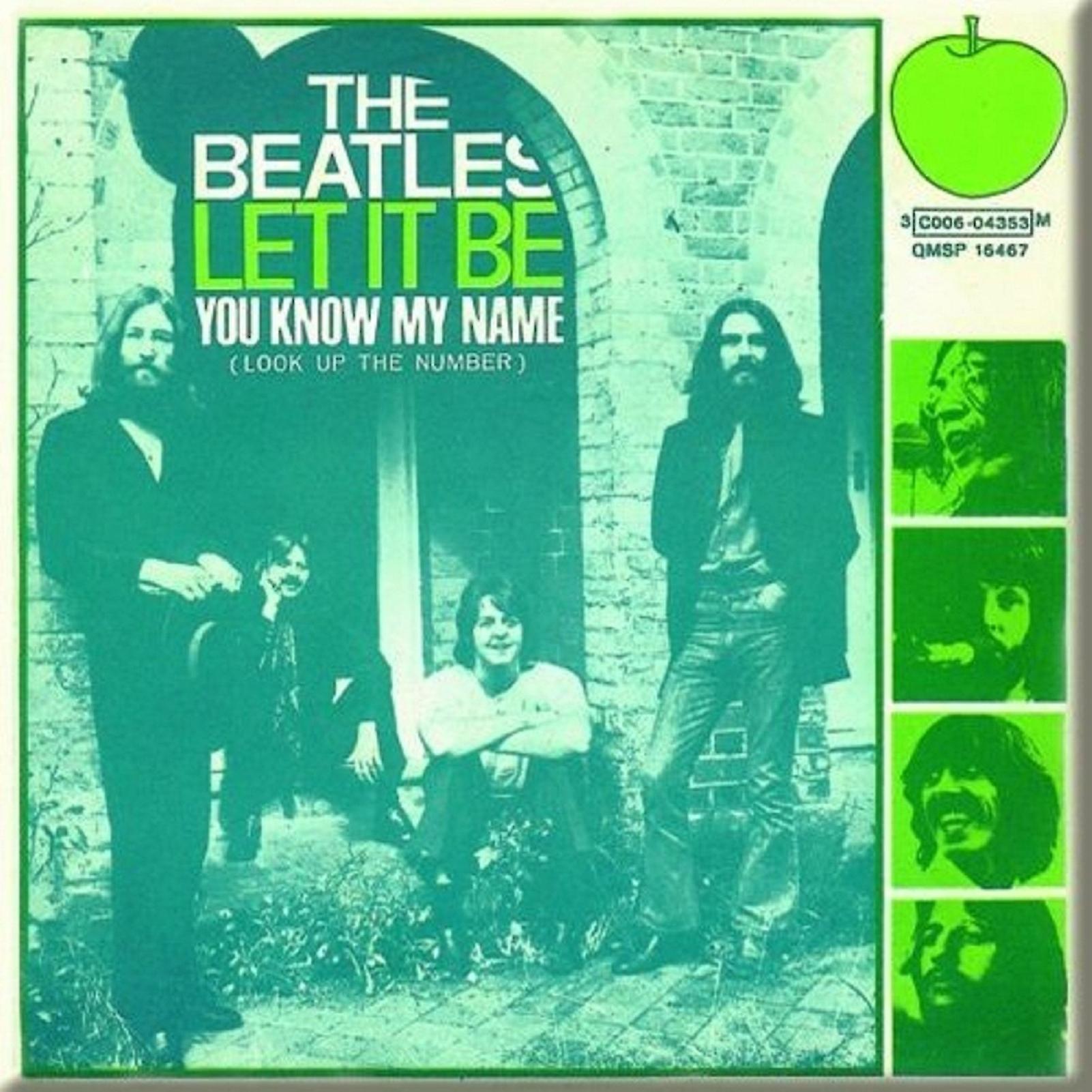 The Beatles Fridge Magnet Let It Be